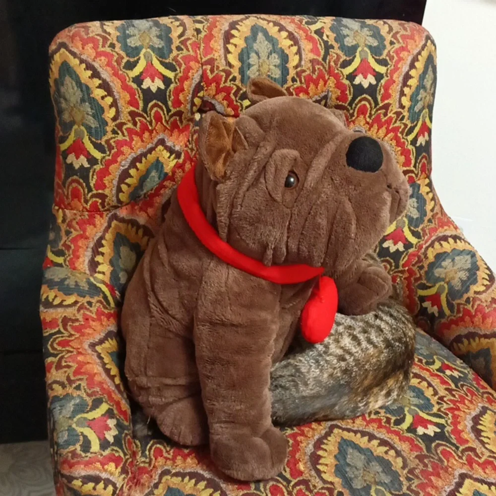 DAN DEE Wrinkle Bulldog Plush Stuffed Animal toy